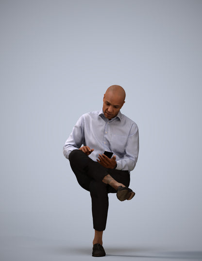 photogrammetry 3D man business kids, realistic human model archviz FBX
