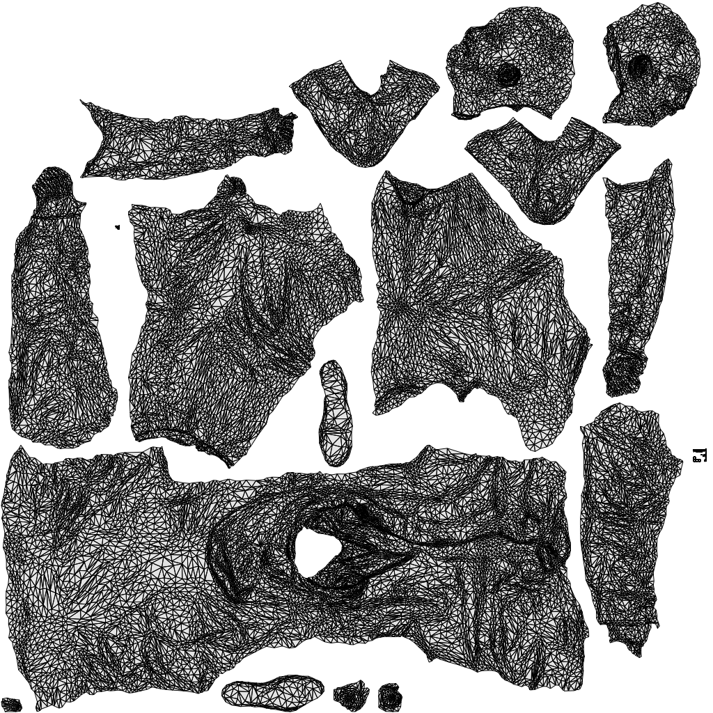 realistic 3D people man casual cycling, render-ready for V-Ray and Corona, FBX OBJ, wireframe top-down view