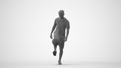 scanned 3D man sport, photogrammetry people for Enscape and V-Ray, square thumbnail