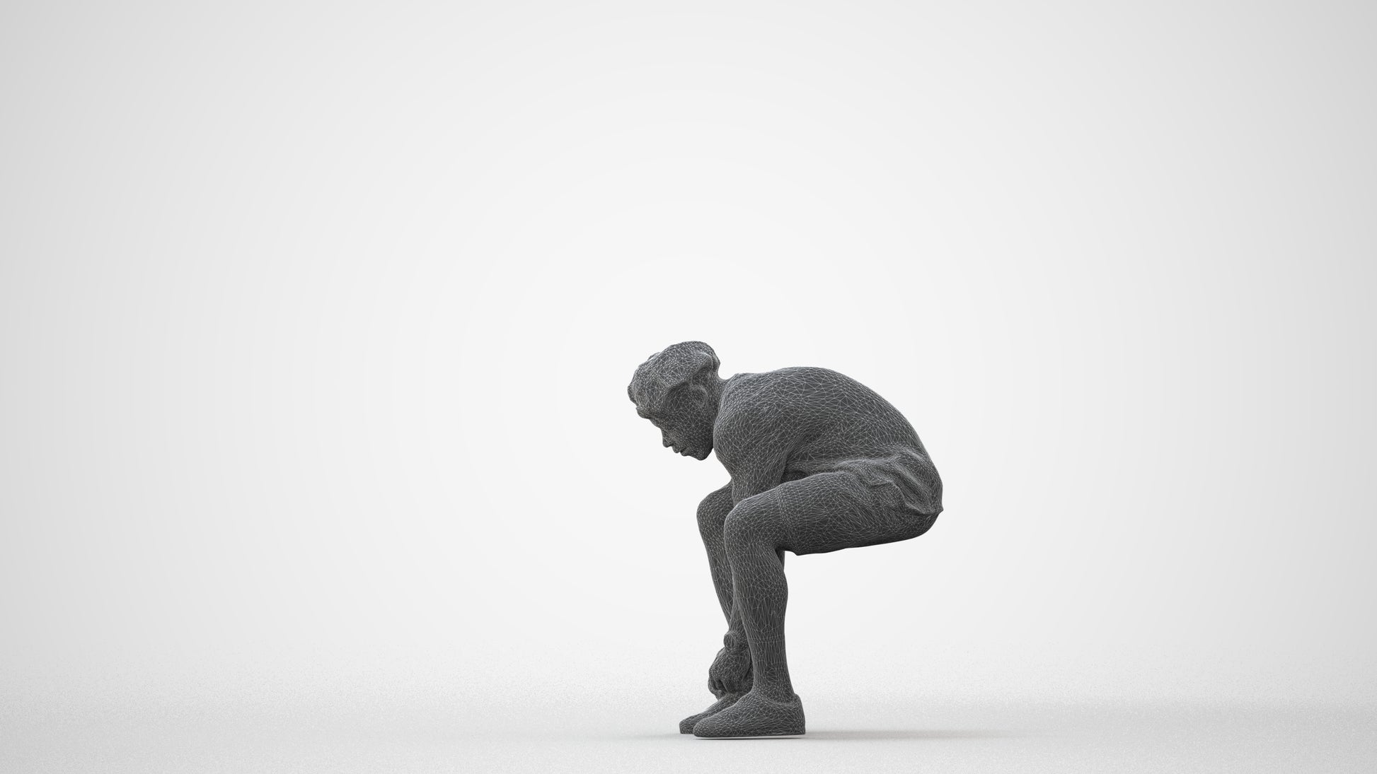 realistic 3D people man sport, render-ready for V-Ray and Corona, FBX OBJ, square thumbnail