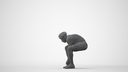 realistic 3D people man sport, render-ready for V-Ray and Corona, FBX OBJ, square thumbnail