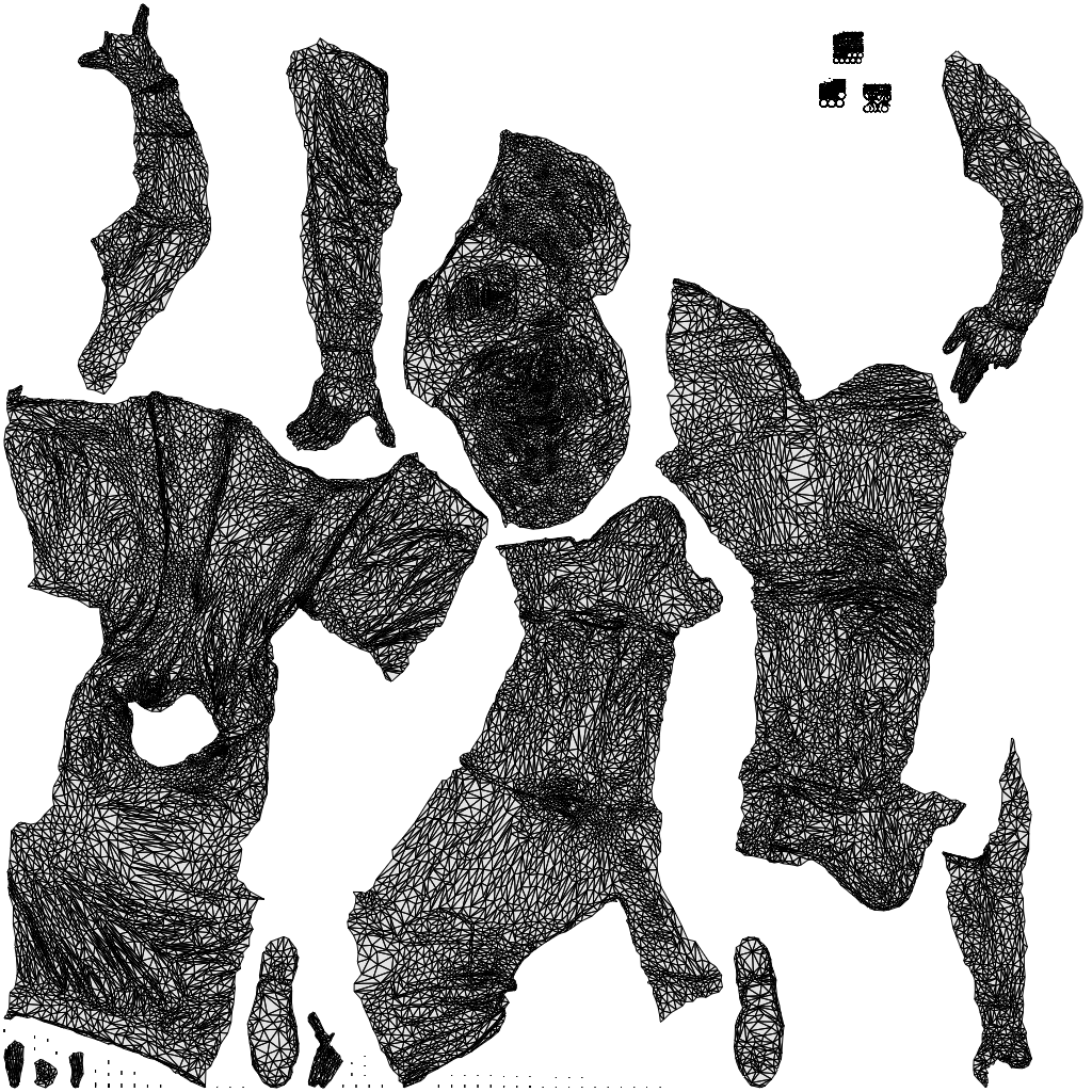 3D people model man casual cycling, scanned human for 3ds Max rendering, wireframe top-down view