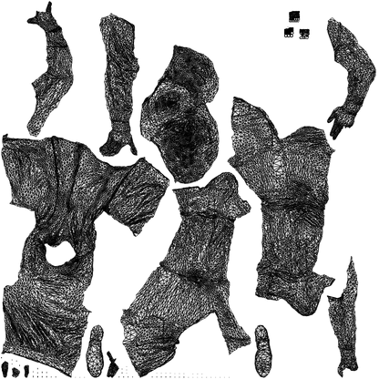 3D people model man casual cycling, scanned human for 3ds Max rendering, wireframe top-down view