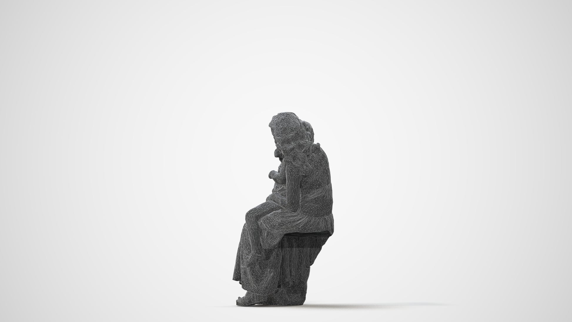 3D scanned boy kids casual, photorealistic archviz people for Enscape and SketchUp, square thumbnail