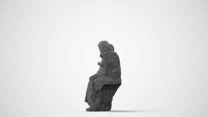 3D scanned boy kids casual, photorealistic archviz people for Enscape and SketchUp, square thumbnail