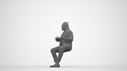 realistic 3D human man formal formalaffairs, archviz people FBX OBJ for Blender, wireframe back view