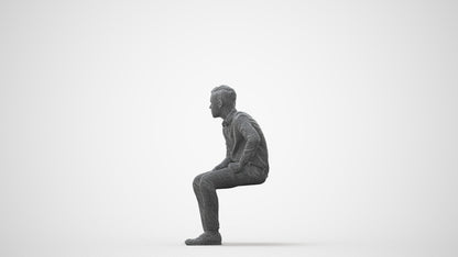 3D scanned boy kids, photorealistic archviz people for Enscape and SketchUp, square thumbnail