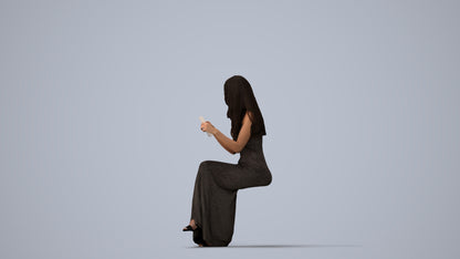 realistic 3D people woman formal formalaffairs, render-ready for V-Ray and Corona, FBX OBJ, three-quarter view render