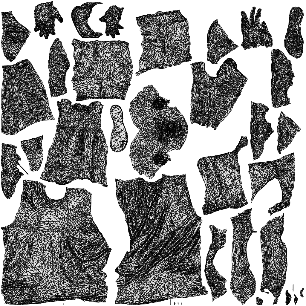 scanned 3D man sport, photogrammetry people for Enscape and V-Ray, wireframe top-down view