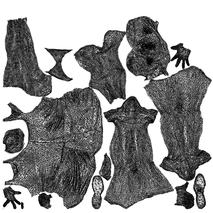 3D human model girl sport, photogrammetry scanned person for archviz, wireframe top-down view
