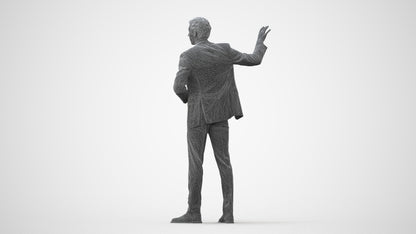 3D scanned man shopping business, photorealistic archviz people for Enscape and SketchUp, square thumbnail