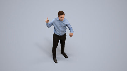 realistic 3D boy kids, scanned archviz people for Blender and 3ds Max, back view render