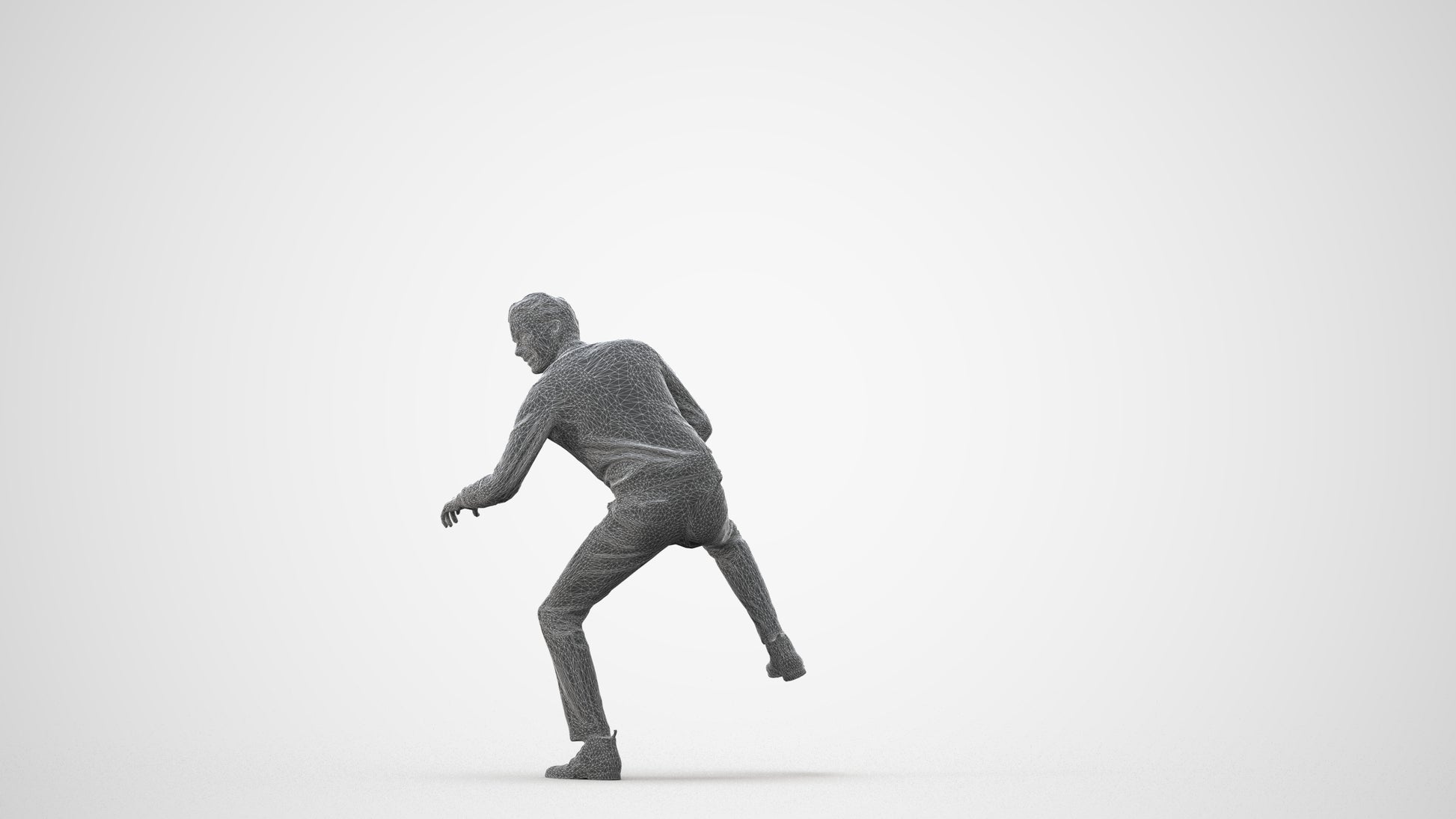 3D scanned man driving casual, photorealistic archviz people for Enscape and SketchUp, square thumbnail