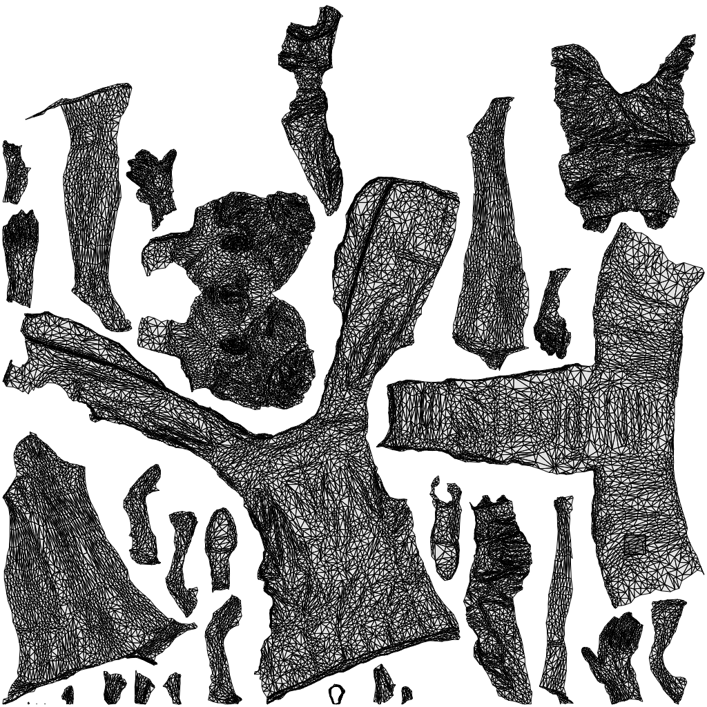 3D human model woman business, photogrammetry scanned person for archviz, wireframe top-down view
