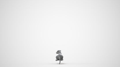 3D human model person casual misc, photogrammetry scanned person for archviz, square thumbnail