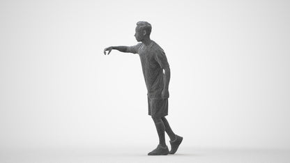 realistic 3D people man sport, render-ready for V-Ray and Corona, FBX OBJ, square thumbnail