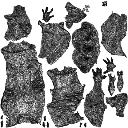 realistic 3D people woman casual sitting, render-ready for V-Ray and Corona, FBX OBJ, wireframe top-down view