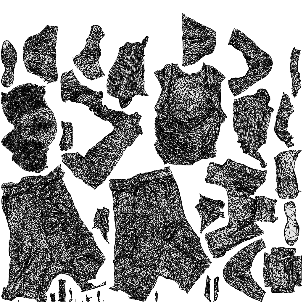 3D human model man casual walking, photogrammetry scanned person for archviz, wireframe top-down view