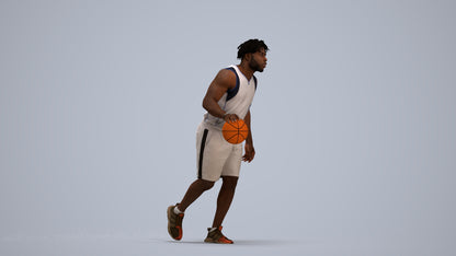 3D scanned man sport, photorealistic archviz people for Enscape and SketchUp, standing pose render