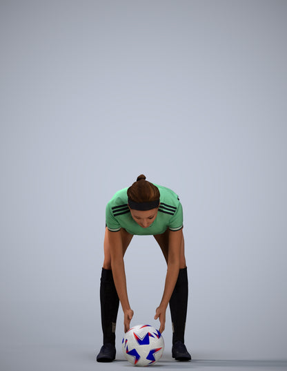 realistic 3D people woman sport, render-ready for V-Ray and Corona, FBX OBJ