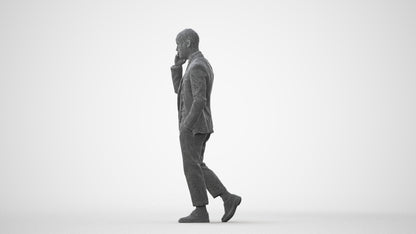 photogrammetry 3D man business, realistic human model archviz FBX, square thumbnail