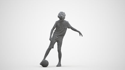 realistic 3D boy sport kids, scanned archviz people for Blender and 3ds Max, three-quarter front view render