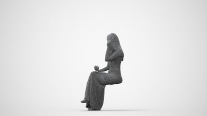 3D scanned woman formalaffairs formal, photorealistic archviz people for Enscape and SketchUp, square thumbnail
