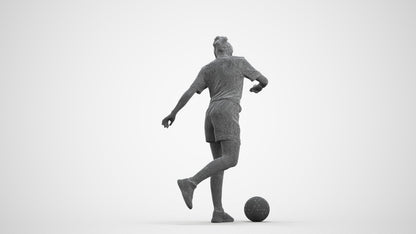 realistic 3D people woman sport, render-ready for V-Ray and Corona, FBX OBJ, wireframe front view
