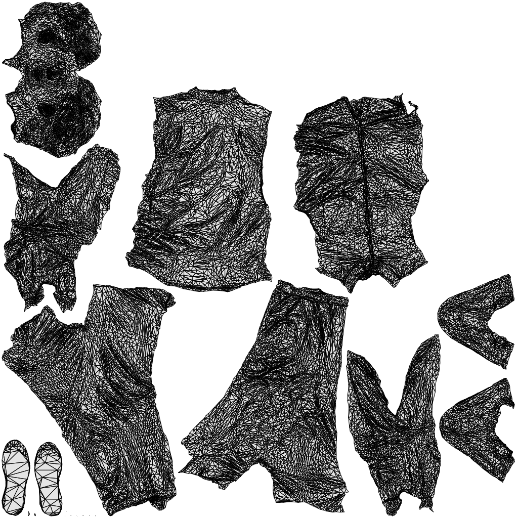realistic 3D human man casual standing, archviz people FBX OBJ for Blender, wireframe top-down view