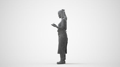 photogrammetry 3D woman mix, realistic human model archviz FBX, square thumbnail