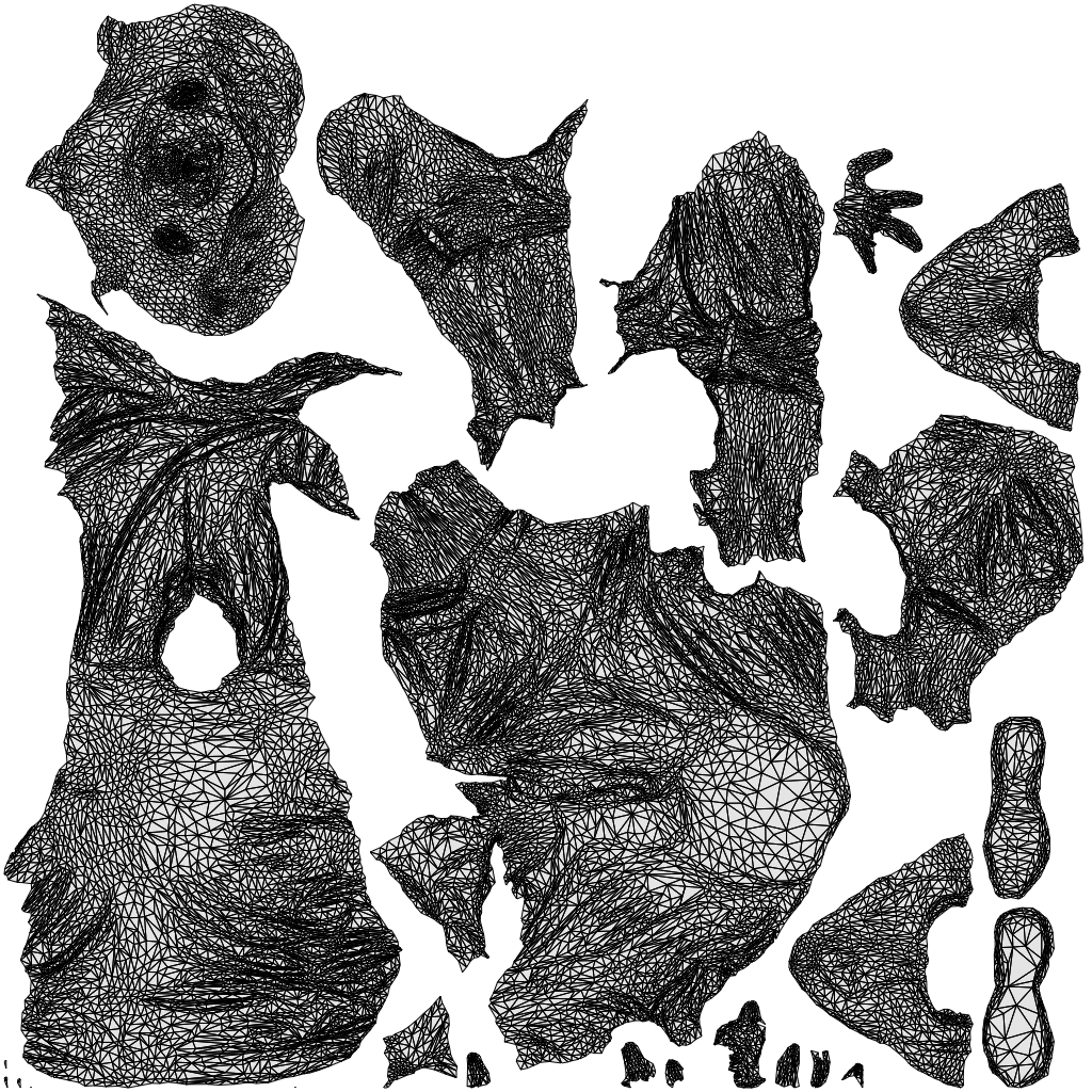 3D people model man casual sitting, scanned human for 3ds Max rendering, wireframe top-down view