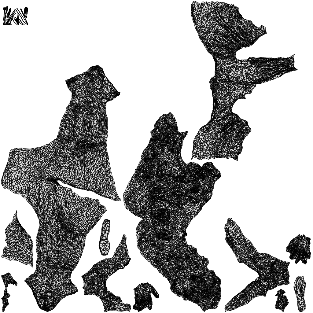 scanned 3D woman casual sitting, photogrammetry people for Enscape and V-Ray, wireframe top-down view
