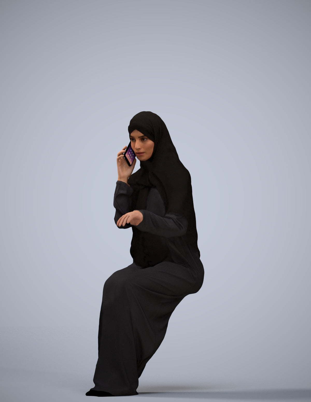 3D people model woman business, scanned human for 3ds Max rendering
