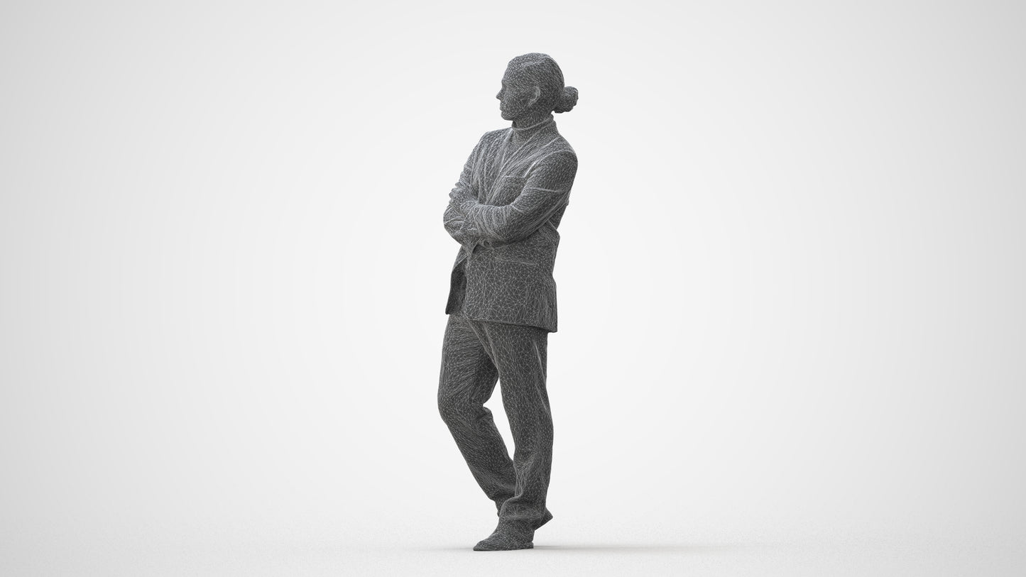 realistic 3D people man business, render-ready for V-Ray and Corona, FBX OBJ, square thumbnail