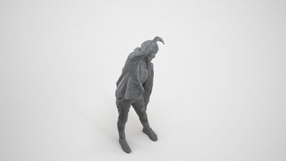 realistic 3D people senior woman sport, render-ready for V-Ray and Corona, FBX OBJ, wireframe three-quarter view