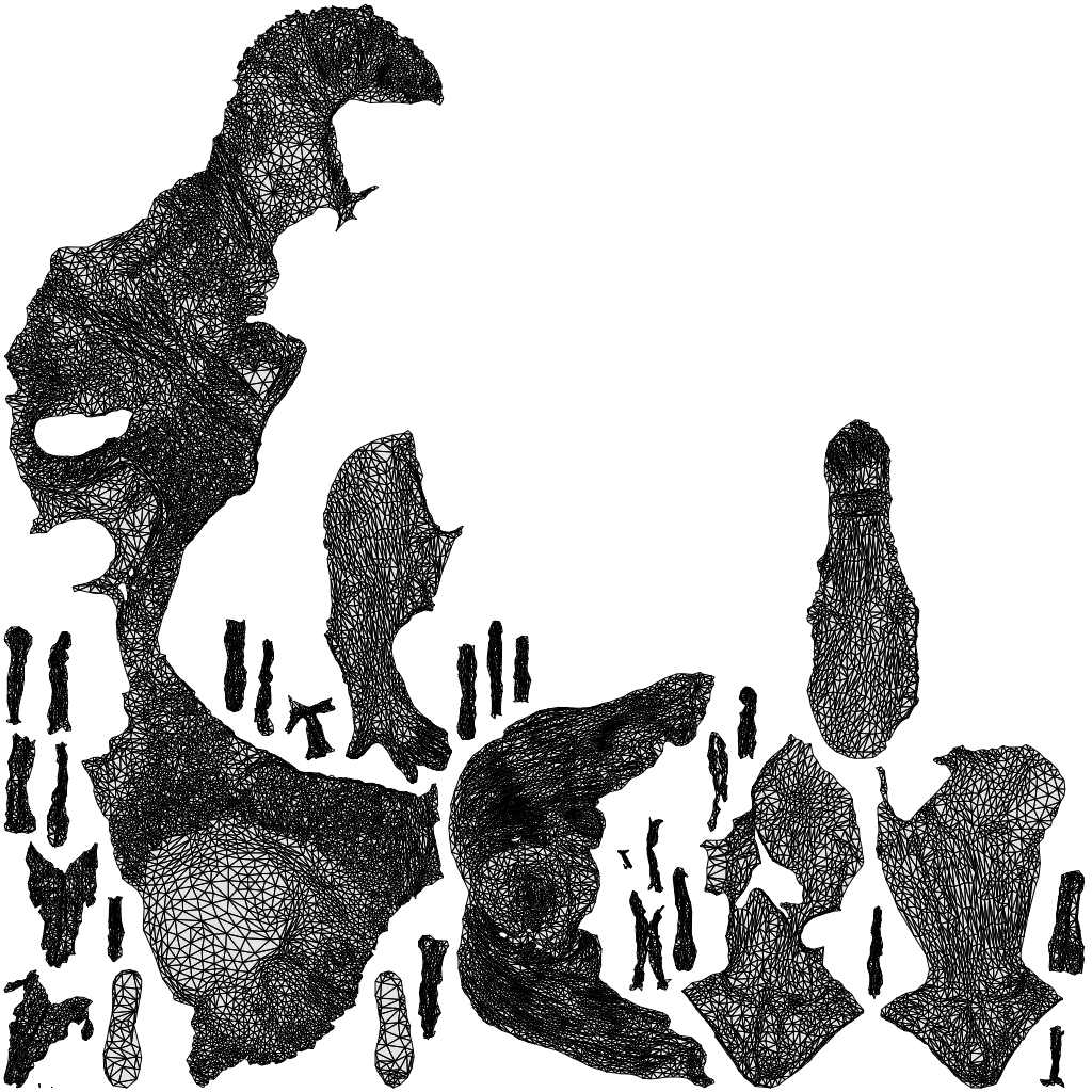 realistic 3D woman casual sitting, scanned archviz people for Blender and 3ds Max, wireframe top-down view