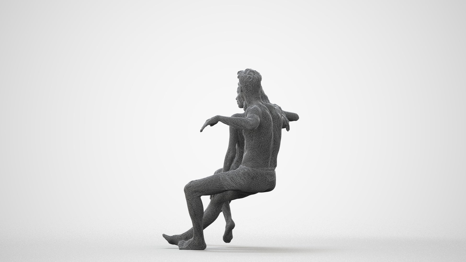 3D scanned woman mix, photorealistic archviz people for Enscape and SketchUp, square thumbnail