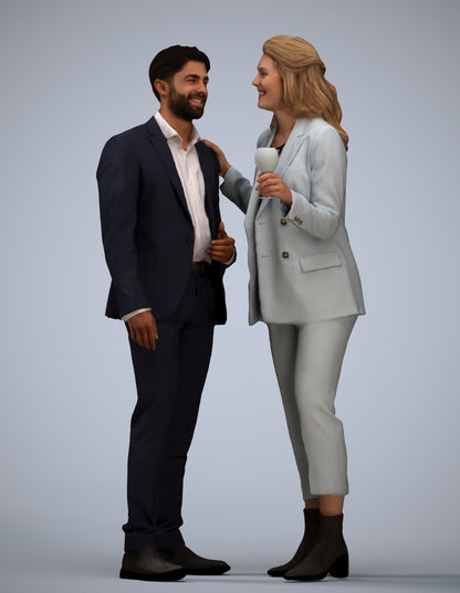 photogrammetry 3D woman business, realistic human model archviz FBX