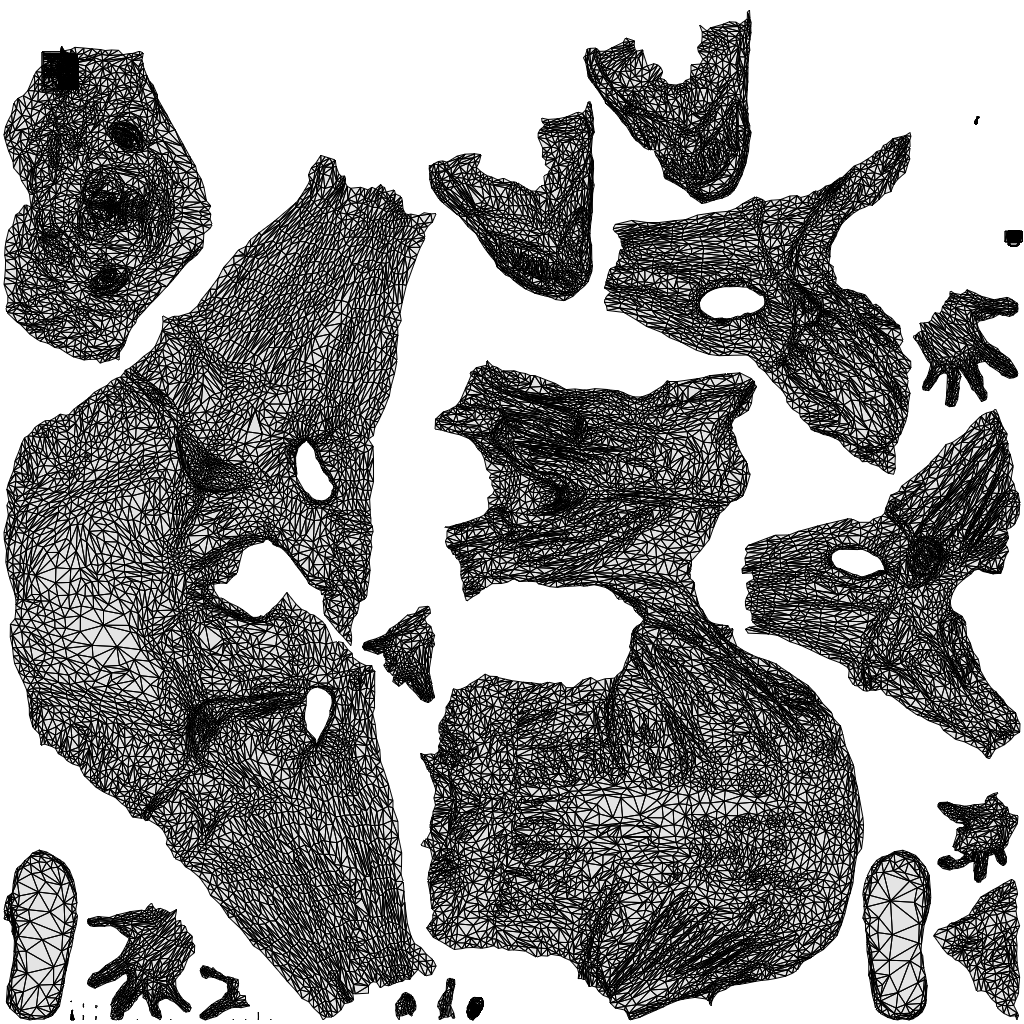 scanned 3D man casual sitting, photogrammetry people for Enscape and V-Ray, wireframe top-down view