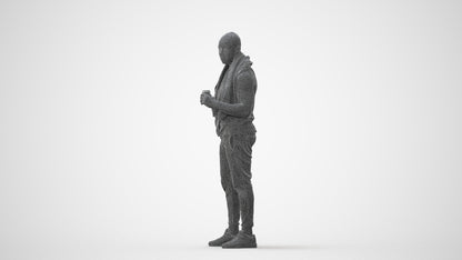 realistic 3D people man casual sport, render-ready for V-Ray and Corona, FBX OBJ, square thumbnail