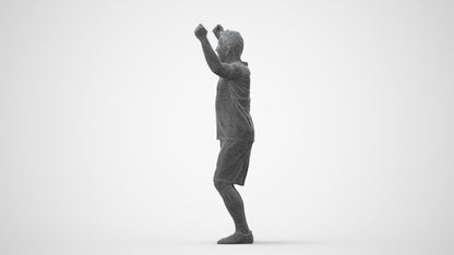 realistic 3D man sport, scanned archviz people for Blender and 3ds Max, square thumbnail