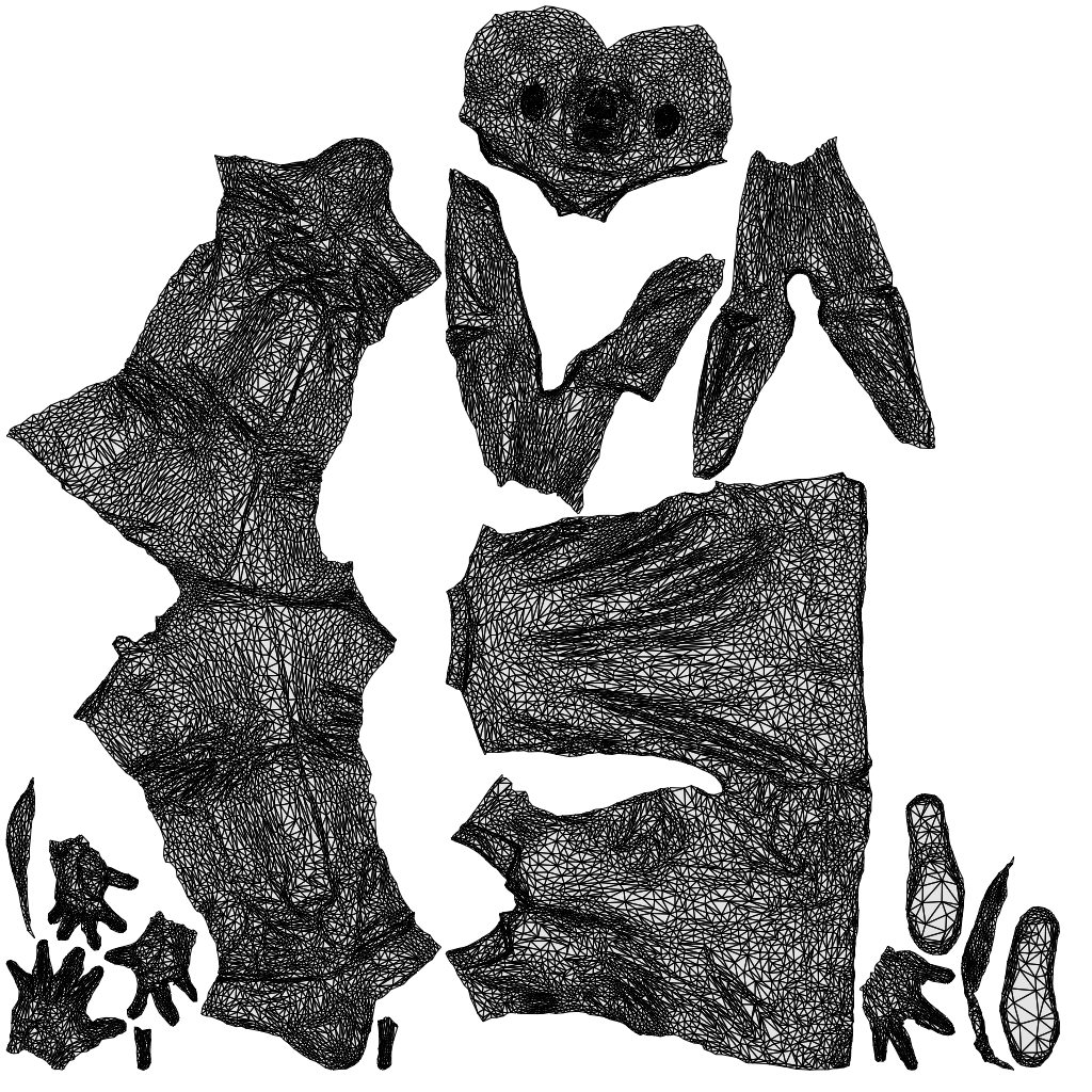 realistic 3D people man casual walking, render-ready for V-Ray and Corona, FBX OBJ, wireframe top-down view