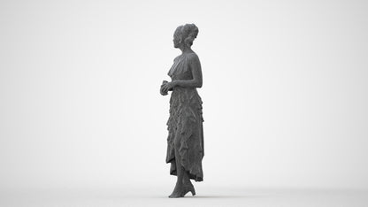 scanned 3D woman formal formalaffairs, photogrammetry people for Enscape and V-Ray, square thumbnail
