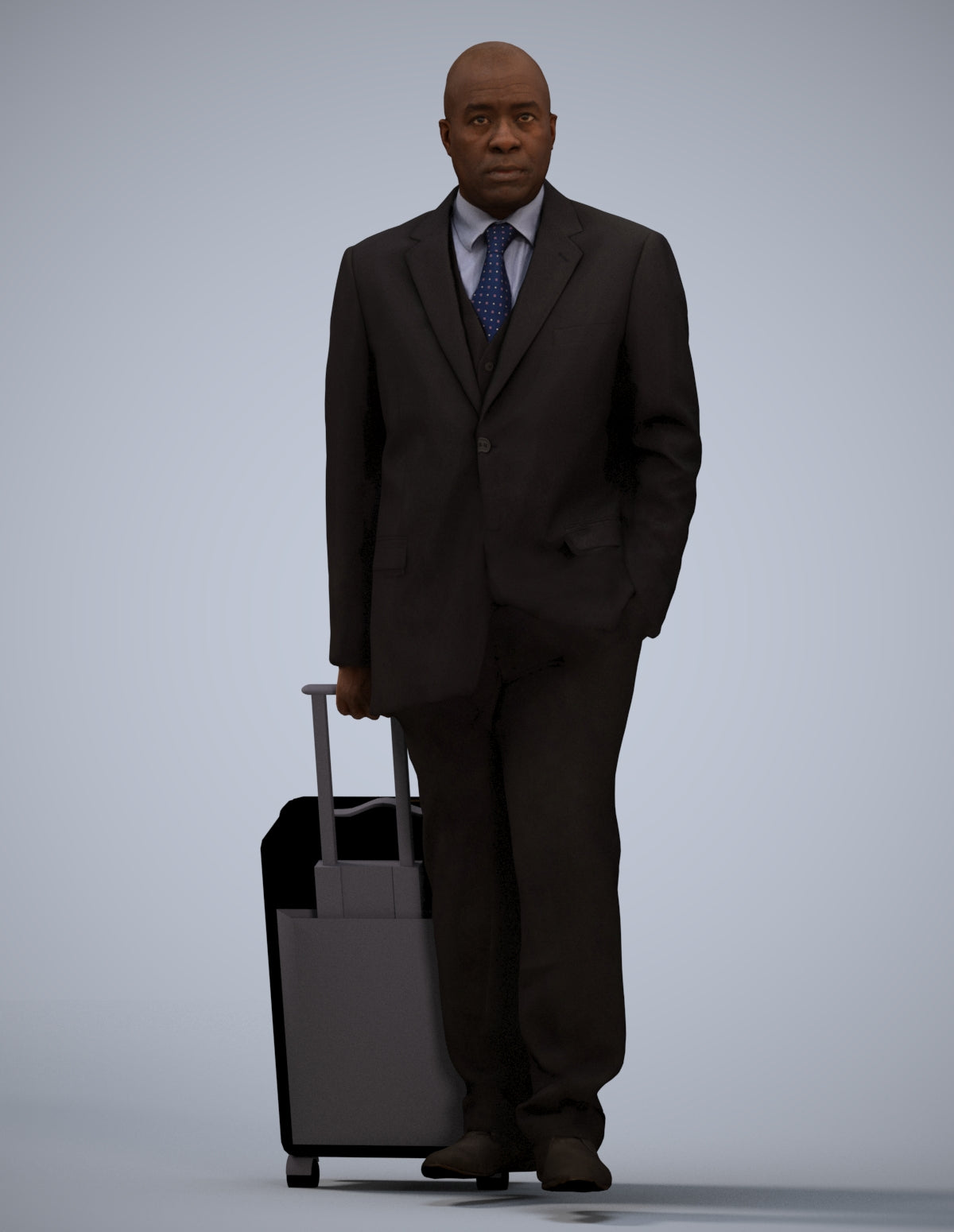 photogrammetry 3D man business, realistic human model archviz FBX