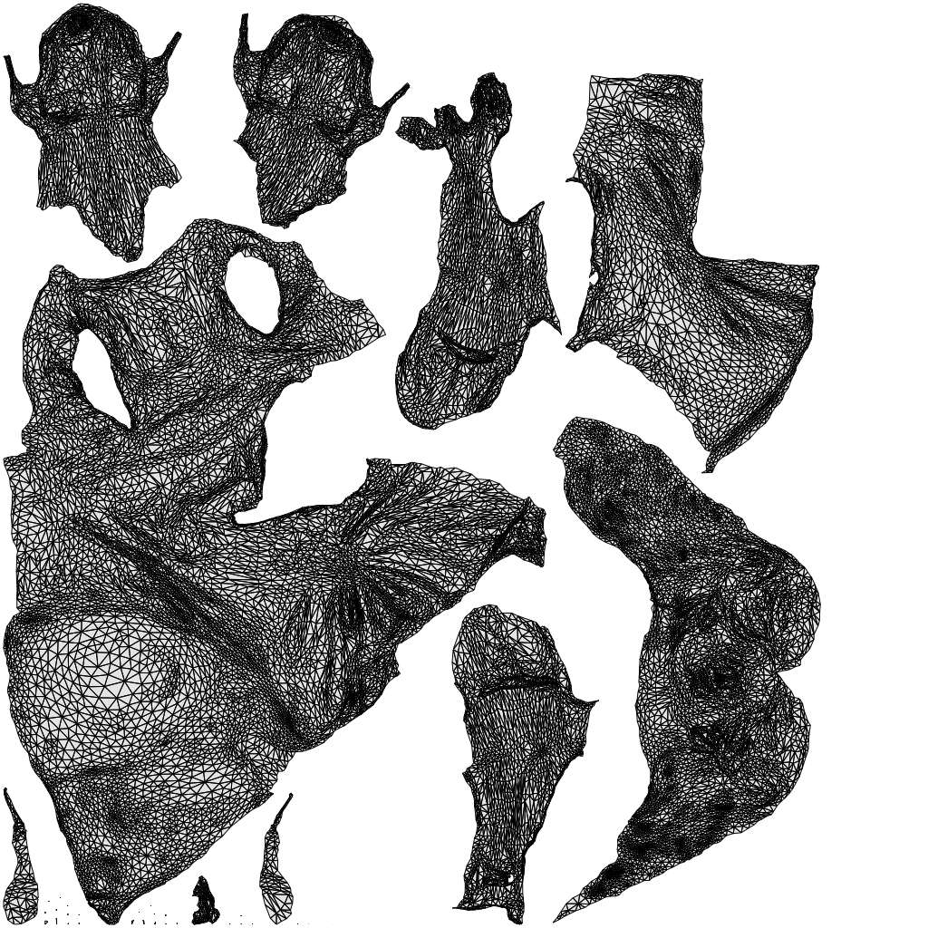 realistic 3D woman casual sitting, scanned archviz people for Blender and 3ds Max, wireframe top-down view