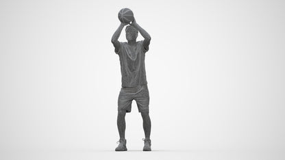 3D people model man sport, scanned human for 3ds Max rendering, wireframe back view