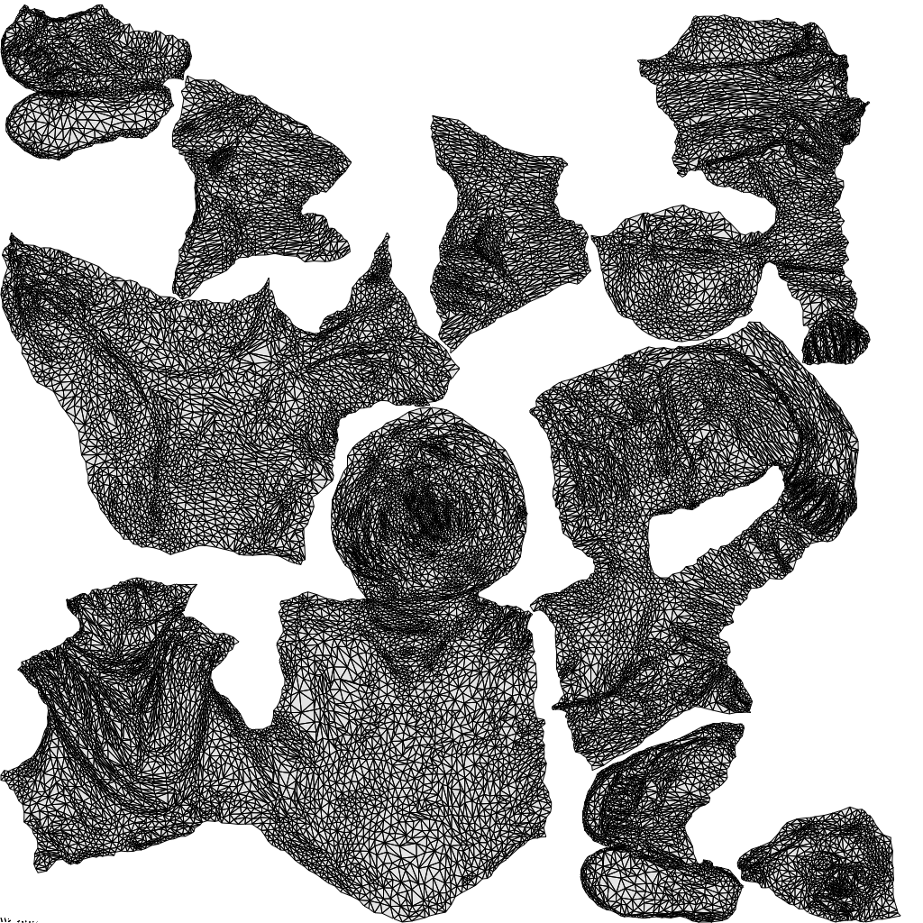 3D human model boy casual kids, photogrammetry scanned person for archviz, wireframe top-down view