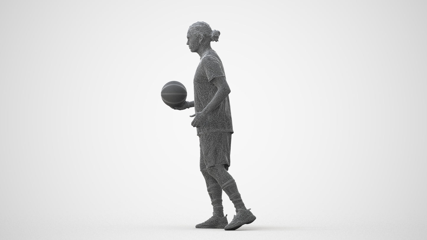 photogrammetry 3D man sport, realistic human model archviz FBX, square thumbnail