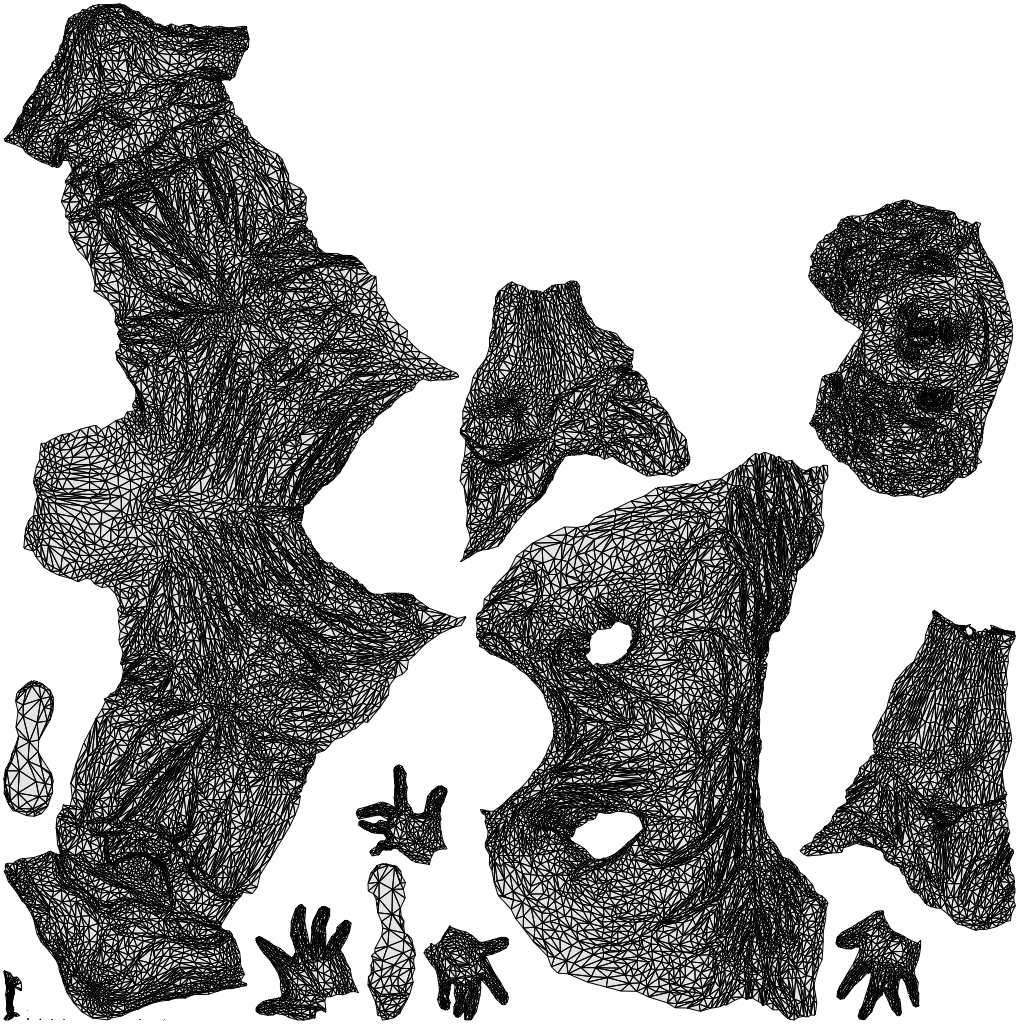 realistic 3D people man casual sitting, render-ready for V-Ray and Corona, FBX OBJ, wireframe top-down view