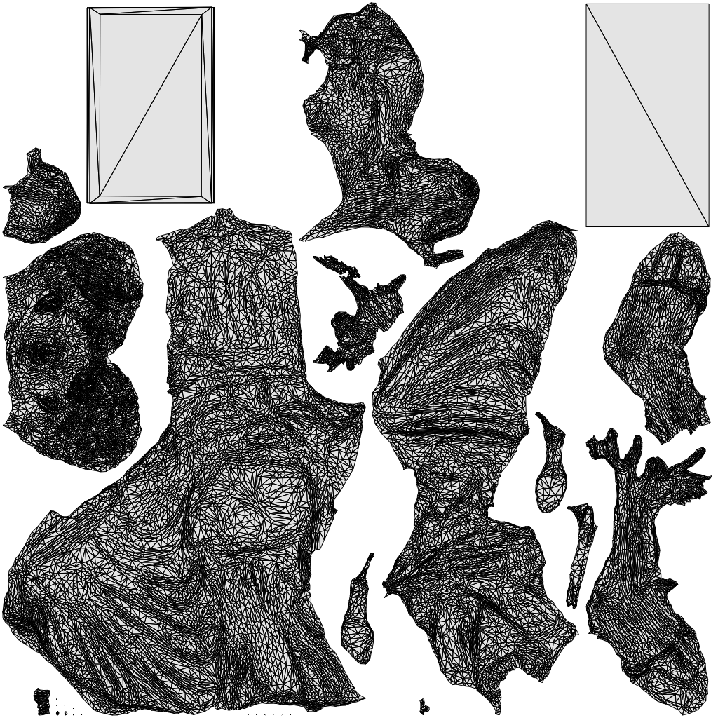 3D people model woman formal formalaffairs, scanned human for 3ds Max rendering, wireframe top-down view